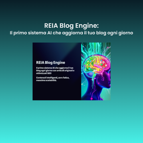 🚀 REIA Blog Engine: La Rivoluzione dell'AI nel Content Marketing che Stavi Aspettando